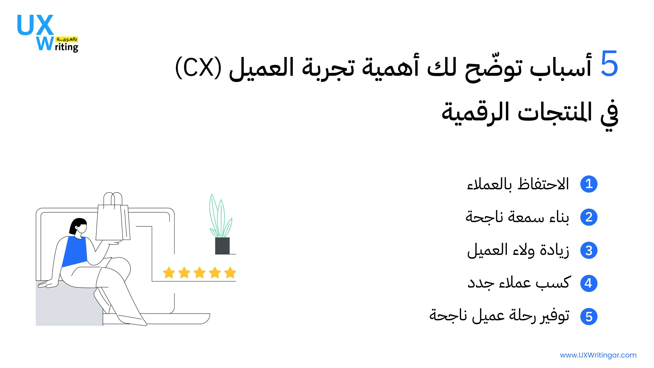 5 أسباب توضّح لك أهمية تجربة العميل في المنتجات الرقمية