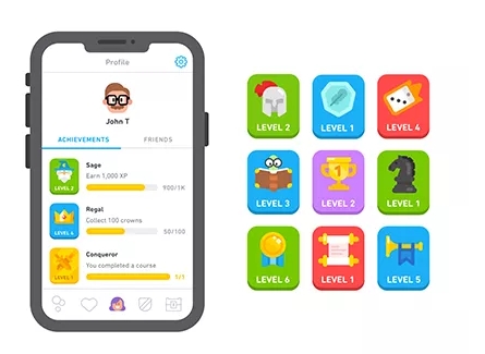 كيف تستخدم Duolingo التلعيب